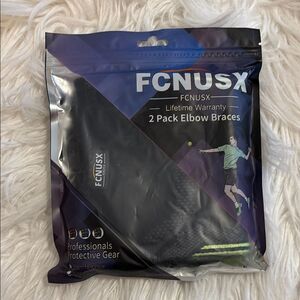 Black Elbow Braces - 2 Pack